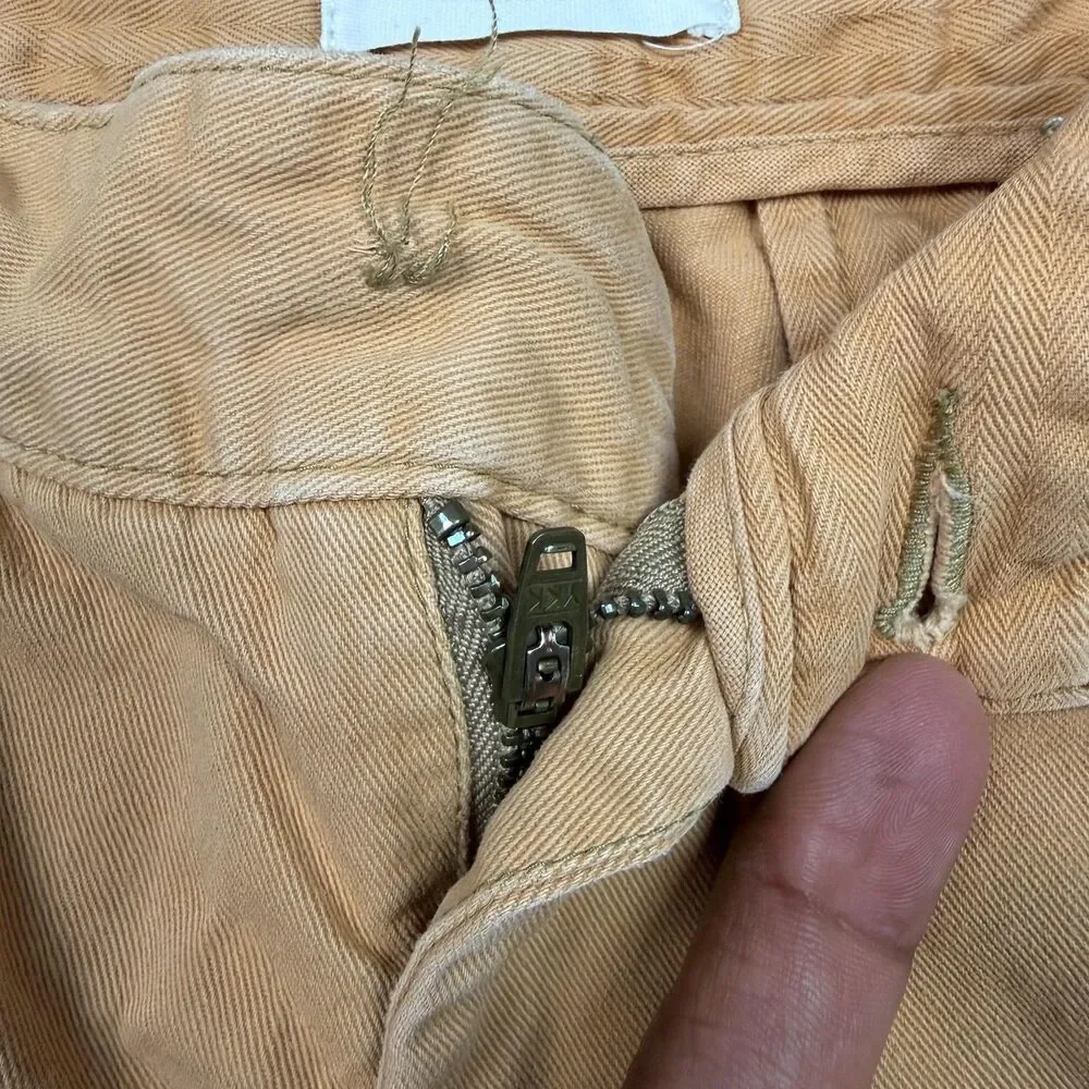 Taylor Stitch Pants Mens 31 Beige Foundation Canvas Chino Straight Leg Casual